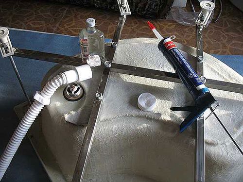 Собираем слив на душевую кабину